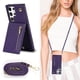 thumbnail image 1 of Crossbody Wallet Case Case For Samsung Galaxy S23 S22 Plus Note 20 Ultra With Card Slot Holder, Magnetic Flip Folio Purse Case, PU Leather Zipper Handbag With Detachable Lanyard Strap, 1 of 3