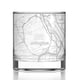 thumbnail image 1 of Vaso de Whisky con Mapa de Arlington VA Well Told 325 ml Transparente, 1 of 2