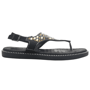 Sandalia De Mujer De Color Negro Casual Chalada Angui-2