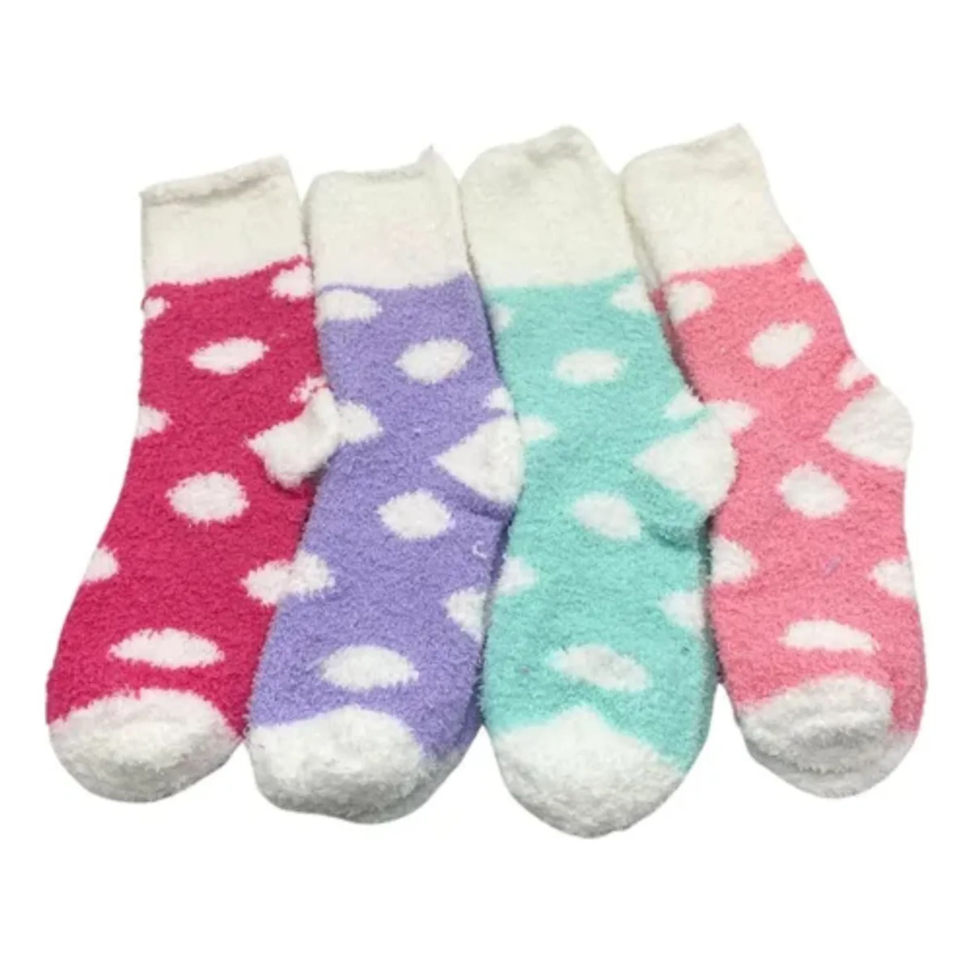 Mercado Ideas - 4 Pares Calcetines Largos De Mujer Térmicos Modelos Surtidos