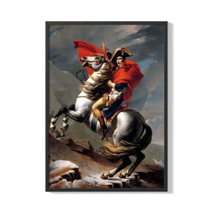 Creango - Cuadro Poster Enmarcado Napoleon Decorativo