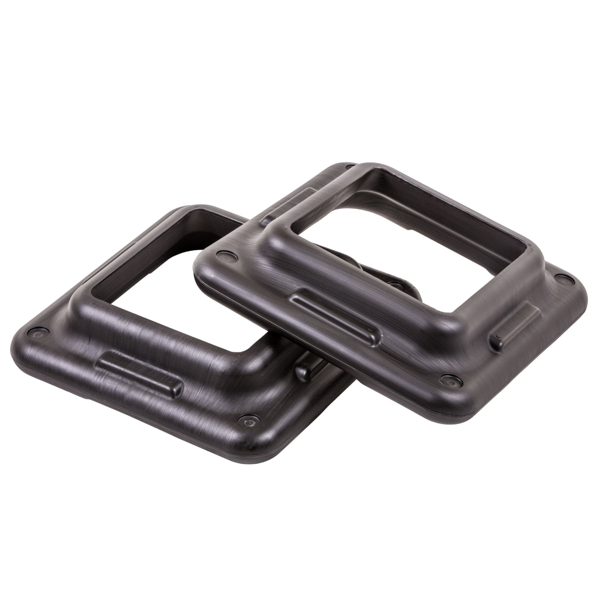 Freestyle Step - Escalones Aeróbicos Originales De The Step (fabricados En Ee. Uu.) En Negro Para Usar Con La Plataforma Aeróbica Step, Tamaño Gimnasio (2 Unidades)
