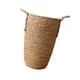 thumbnail image 5 of Canasta de plantilla tejida de paja Cubierta de maceta de flores decorativa de organizador rústico multifuncional portátil canasta tejida para sala de S, 5 of 5