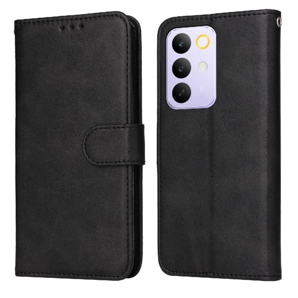 Funda Billetera para Realme C85 Pro con Porta Tarjetas y Soporte Ajustable Negro