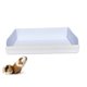 thumbnail image 1 of Caja de arena pcprbfk 56x34x11 cm Área de cocina para cuyes - Blanco, 1 of 7