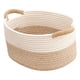 thumbnail image 5 of Cesta Tejida De Cuerda De Algodón Para Organizar Ropa, Revistas Y Cocina, Resistente, 38 X 29 X 19 Cm., 5 of 5
