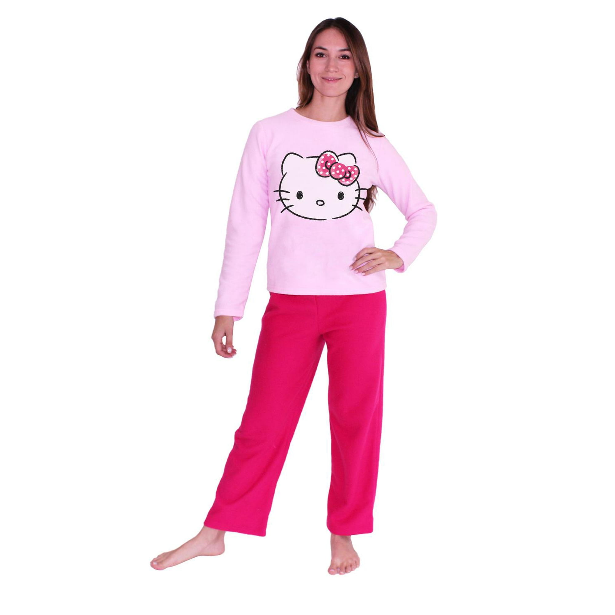 Pijama Mujer Micro Polar Hello Kitty S1021273-05 Rosa L