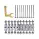 thumbnail image 2 of Kit De Varilla De Soporte De Tornillos De Casete Dispositivo De Reparación Resistente A La Oxidación Para Interruptor De Pared 118 Tipo De Metal, 2 of 5