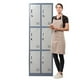 thumbnail image 2 of Locker Casillero Metalico 2 Cuerpos 6 Puertas, 2 of 7