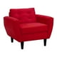 thumbnail image 2 of Sofa Bote 1c Felpa 00 Rojo, 2 of 6