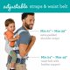 thumbnail image 3 of Carrier Infantino Flip 4 en 1, ligero y aireado con soporte lumbar, 3 of 9
