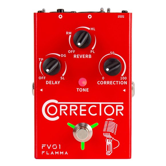 Procesador de efectos vocales FLAMMA FV01 Corrección de tono