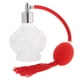 thumbnail image 1 of Botella de perfume vacía de vidrio transparente Atomizador de spray largo recargable 100ml Rojo, 1 of 3