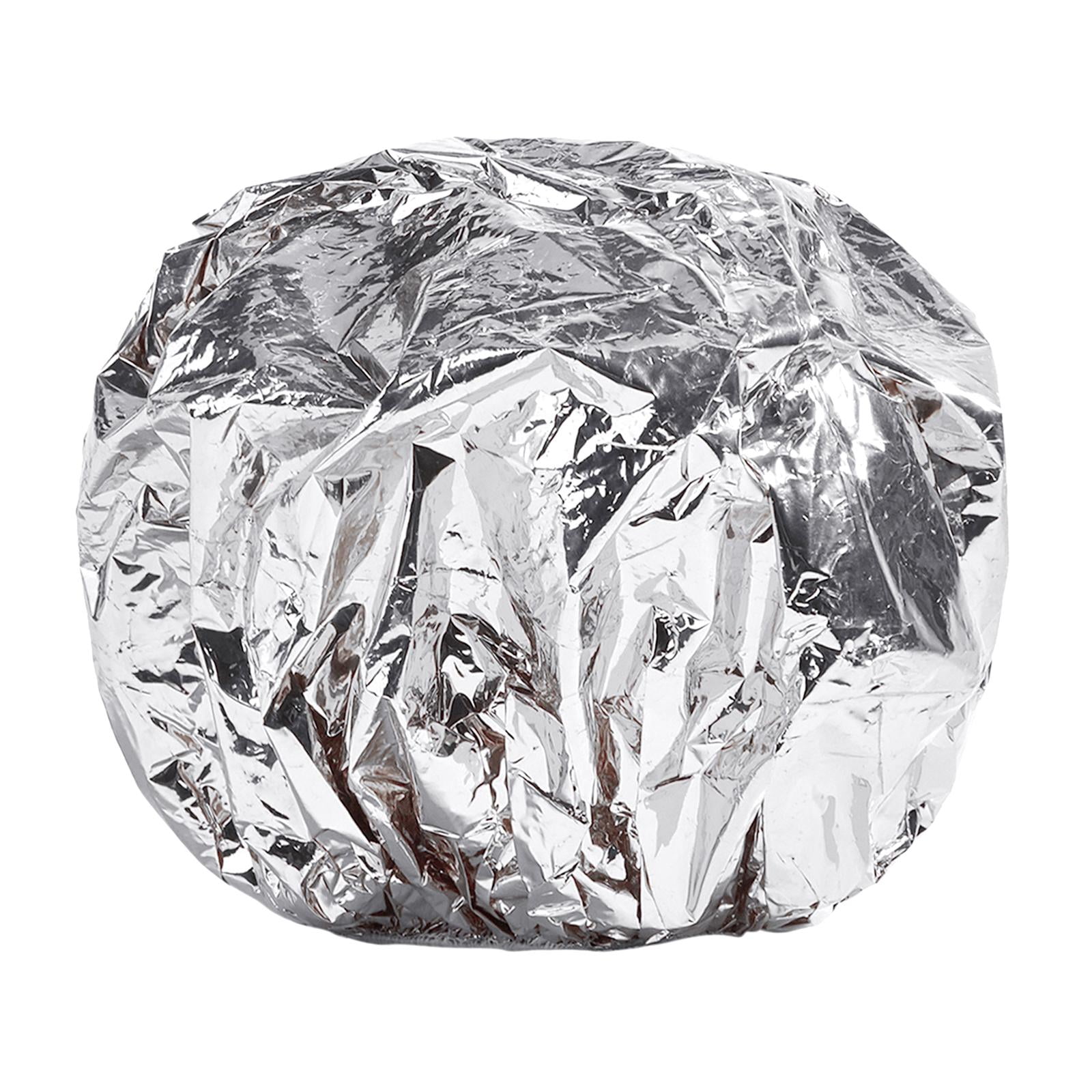 Ioensy - Gorro De Ducha Sombrero De Aislamiento Térmico Cubierta De Papel De Estaño Mujeres Peluquería Peluquería Argent
