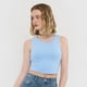 thumbnail image 3 of Polera Mujer Sin Mangas Crop Celeste Corona, 3 of 5