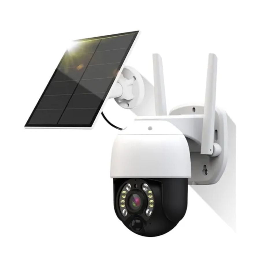 Aventura Store - Cámara De Seguridad Exterior Wifi Solar