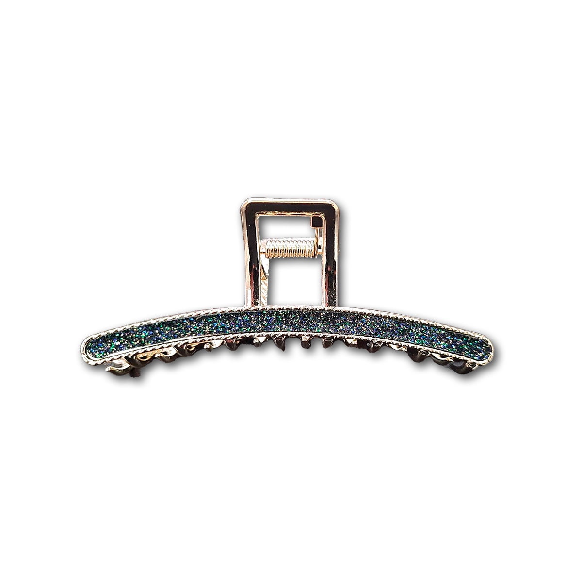 Besty - Traba Metálica Garra Tiburón Cabello Brillo Intenso Verde