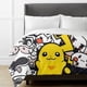 thumbnail image 2 of Poke mon Bedding Sets Cartoon Duvet Cover Lightweight 3 Piece Bet Sets for Kids Boys Girls, 2 of 5