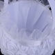 thumbnail image 3 of Cesta de flores para niña, cesta blanca con asa, cesta de flores para boda, lazo de rosa de satén, decoración para ceremonia de boda, decoración para fiesta, 3 of 7