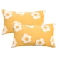 thumbnail image 1 of REGALWOVEN Paquete de 2 Fundas de Cojín Decorativas de Flores Jacquard Patrón Floral para Decoración del Hogar Amarillo 20" x 12", 1 of 7