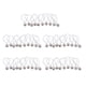 thumbnail image 3 of 50 Piezas 16cm Heavy Duty Ball Bungee Cord Tie Cord Cord Canopy Straps blanco, 3 of 3