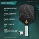 thumbnail image 5 of Pala de Pickleball JOOLA Solaire 14 mm Núcleo de Carbono, 5 of 6
