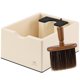 thumbnail image 1 of Caja de golpes para espresso MUVNA 15 posos beige con cepillo, 1 of 7