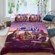 thumbnail image 2 of iCarly Conjunto de sábanas temático, trío de piezas, cómodo y amigable con la piel, diseño único, regalo de decoración para el hogar para familiares, amigos y fans, 90 cm * 190 cm, 2 of 6