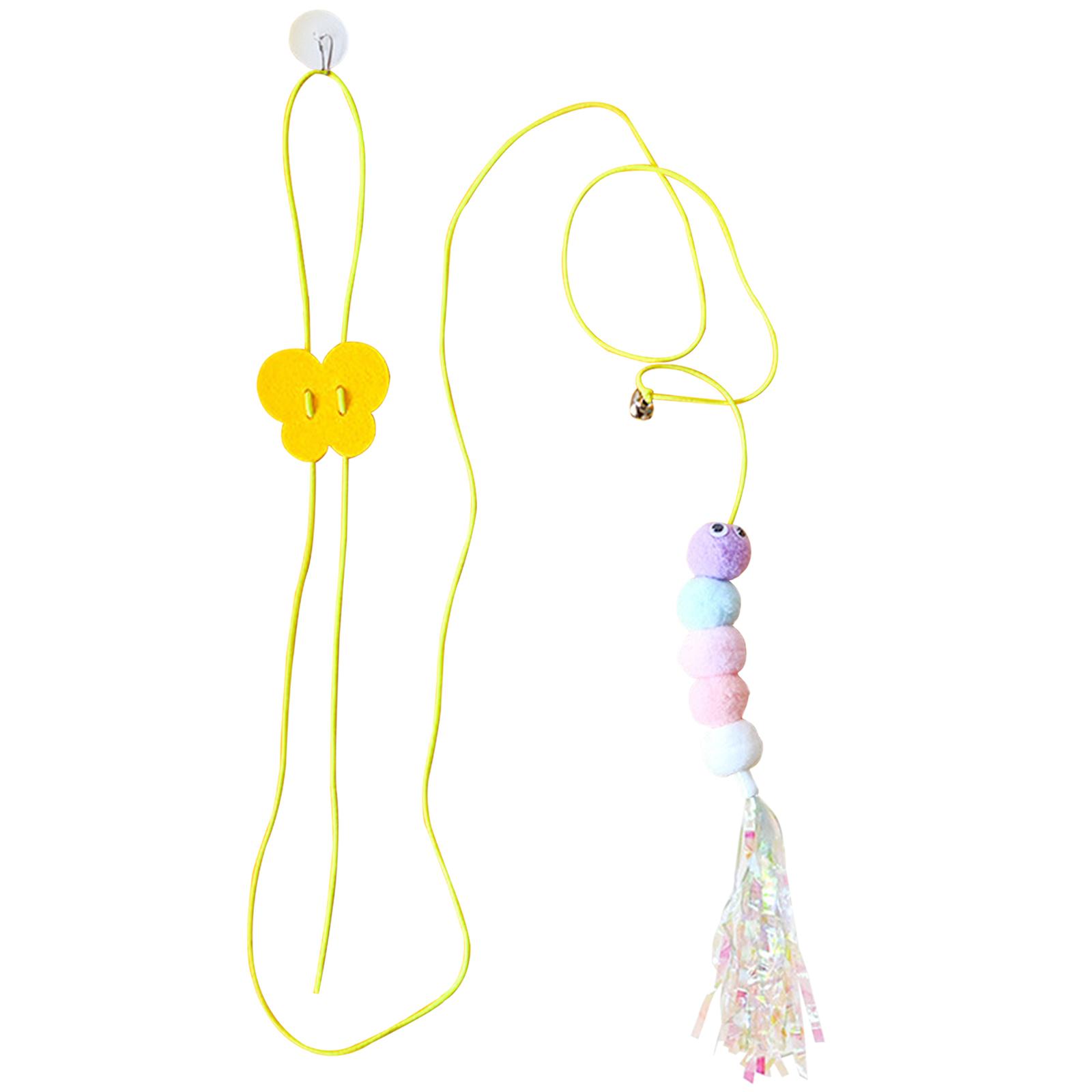 Ioensy - Juguetes Interactivos Para Gatos, Tipo De Puerta Colgante Retráctil Para Puerta Interior, Oruga B