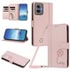 thumbnail image 1 of Funda Cartera Trébol para Motorola Moto G55 5G con Ranuras Tarjetas y Carga Inalámbrica Rosa, 1 of 6