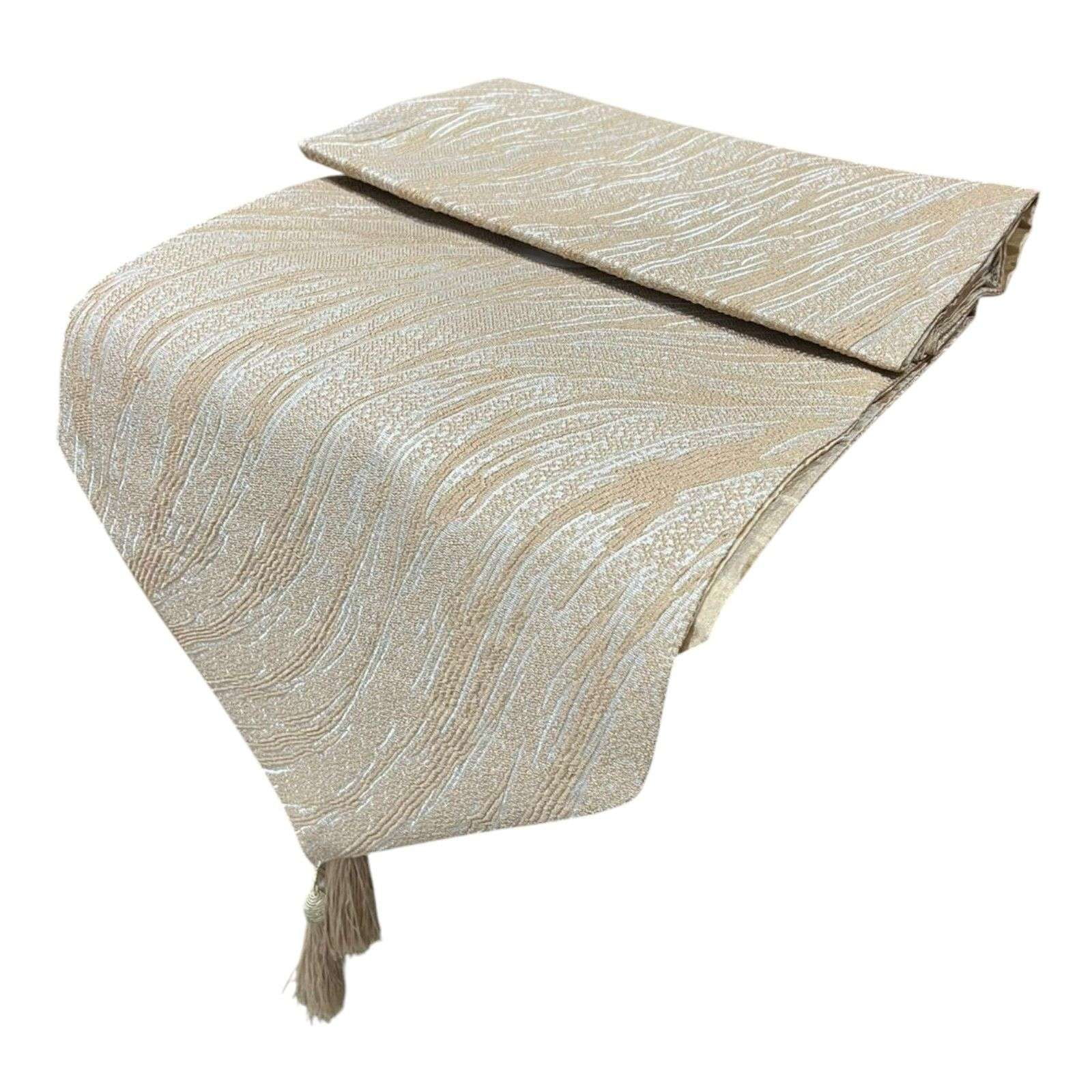 Oem - Mantel Camino De Mesa Tela Dorado Diseños 180x38cm 2