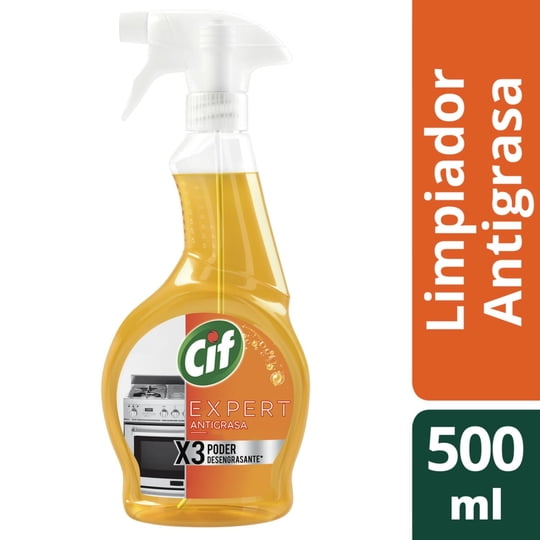 Limpiador Líquido Antigrasa Ultra Rápido Gatillo Botella 500ml Cif