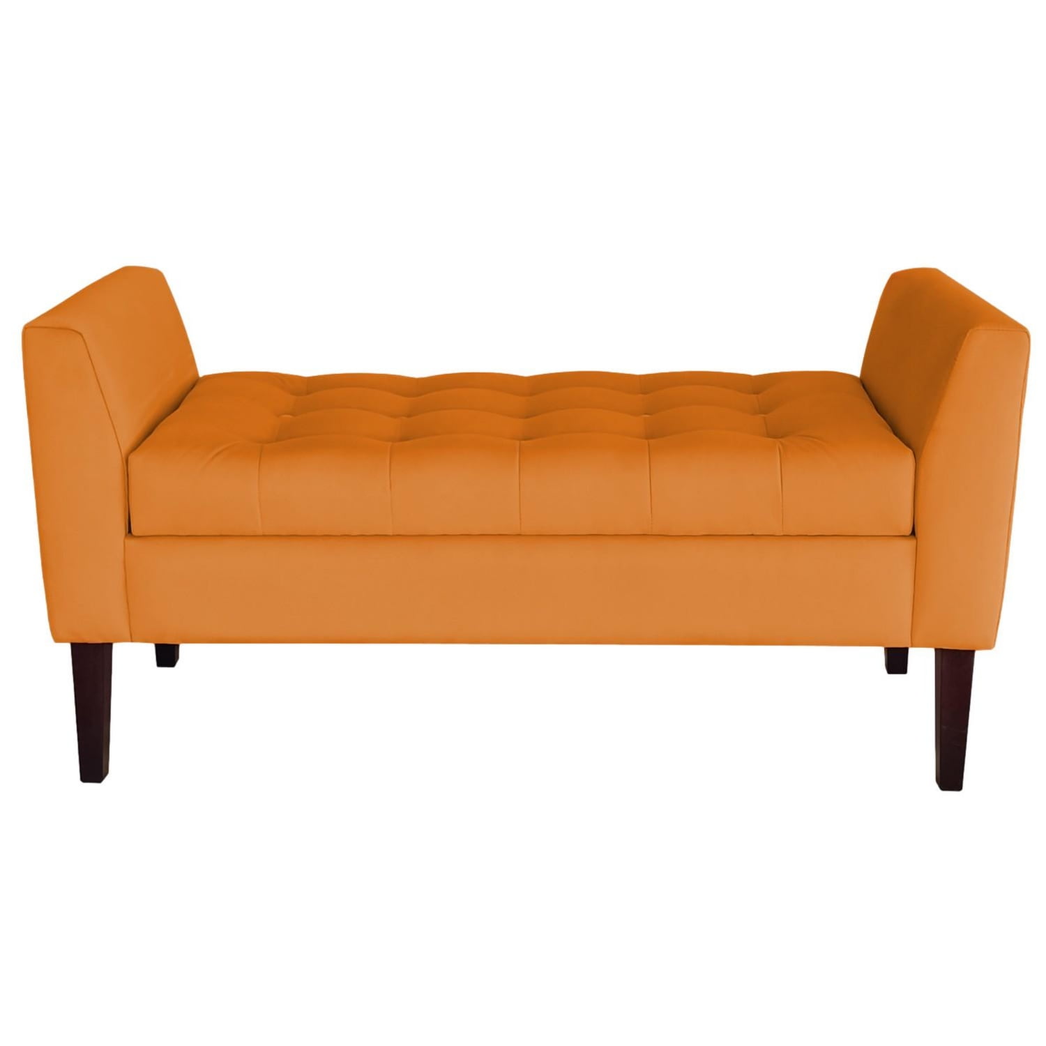 Genérico - Banqueta Baúl Patagonia Color Naranjo