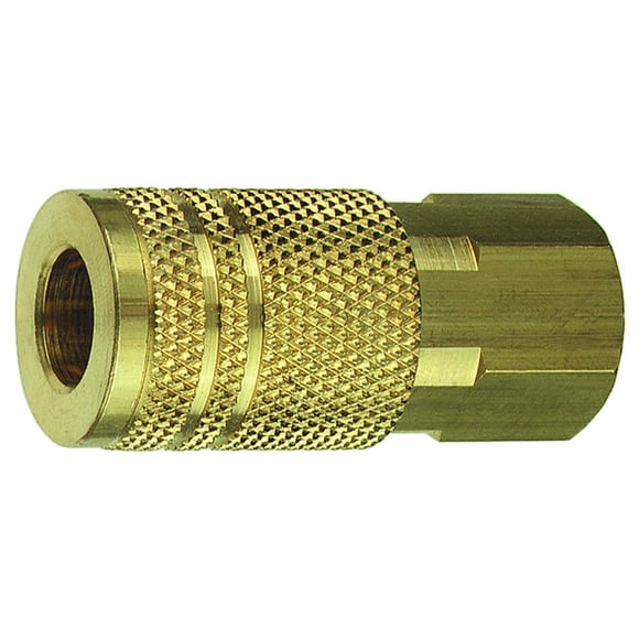Acoplador Amflo C20-23B de latón con diseño 1/4 I/M x 3/8 FNPT (10)