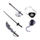 thumbnail image 5 of Accesorios de disfraz de pirata de Halloween, conjunto de disfraces de Halloween, parche con ojos de gancho y de pirata, realista, juego de rol, 5 of 5