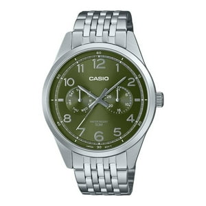 Reloj Casio Standard Analog Stainless Steel Green Dial Quartz Mtp-E340D-3Av Men'S Watch