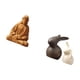 thumbnail image 4 of Juego De Estatuilla Del Sagrado Corazón De Jesús Y Estatua De Conejo De Cerámica, De Porcelana, Coleccionable De Pascua Para Decoración De Pasillo, Dormitorio, Oficina Y Escritorio., 4 of 5