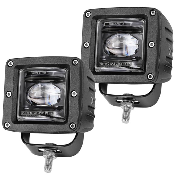 LED Pods OFFROADTOWN 8 cm SAE Luces Antiniebla (2 unidades)