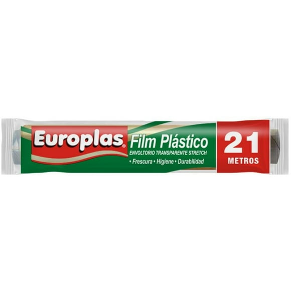 Papel Film Plástico 21 Metros Sin Corte, 1 Un