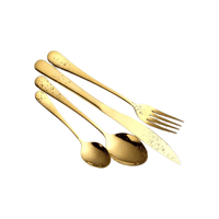 Genérico - Cuchillería Cubiertos Lujo Maleta Amarillo