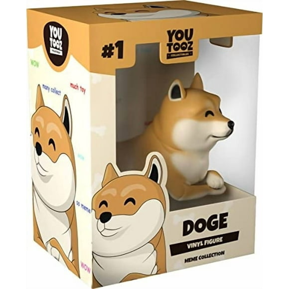 Figura de Vinilo Doge, Figura Linda de Shiba Inu de 3.5" - Colección de Memes de Youtooz B