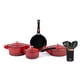thumbnail image 1 of Batería Cocina Toulouse 7pzs + Set 12 Utensilios Negro, 1 of 7