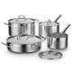 thumbnail image 1 of Juego de utensilios de cocina Cooks Standard de acero inoxidable de 8 piezas, color plateado, 1 of 5