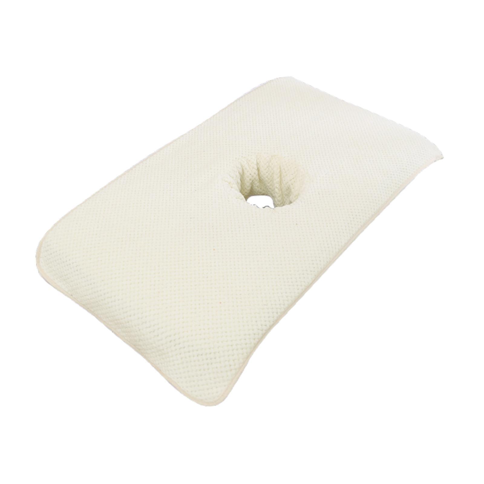 Magideal - Protector De Cubierta De Cama Suave Para Sofá De Spa De Masaje De Salón Con Orificio Para Respirar La Cara, Toalla De Masaje De , Sábana De Salón Beige