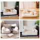 thumbnail image 2 of Cama Sofá Antiestrés Perro Gato M Beige Lavable PetsCool, 2 of 6