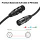 thumbnail image 5 of Cable XLR NUOSIYA de 15 m, 2 paquetes de cables de micrófono macho a hembra, 5 of 6