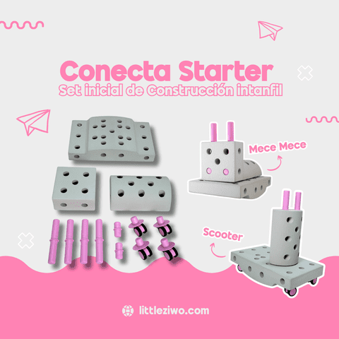 Ziwo - Conecta Starter - Set De Bloques De Construcción Infantil
