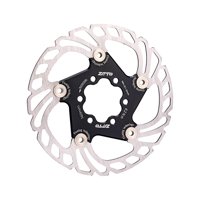 Magideal - Rotor De Freno De Disco Hidráulico De Bicicleta Ligera, Disipación De Calor De Rotor De Bicicleta, Pastillas De Freno De Disco Flotante Para Bicicleta Negro 140Mm