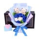 thumbnail image 1 of Ramo De Flores De Jabón Artificial, Regalos Del Día De San Valentín Para El Aula, Escuela, Hombres, Azul, 1 of 3