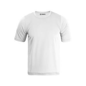 Snix - Polera Deportiva Infantil Dry Fit Blanca Talla 8